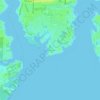 Mappa topografica Dana Point, altitudine, rilievo