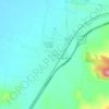 Mappa topografica Springhurst, altitudine, rilievo