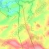 Mappa topografica Crosshands, altitudine, rilievo