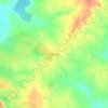 Mappa topografica Brinkleyville, altitudine, rilievo