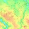 Mappa topografica La Borderie, altitudine, rilievo