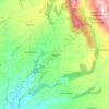 Mappa topografica Chora, altitudine, rilievo