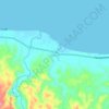 Mappa topografica Nabilid, altitudine, rilievo