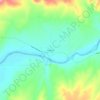Mappa topografica Sunbeam, altitudine, rilievo