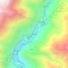 Mappa topografica Autisha, altitudine, rilievo