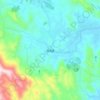 Mappa topografica 程溪镇, altitudine, rilievo