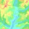 Mappa topografica Cypress Swamp, altitudine, rilievo