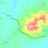 Mappa topografica Píritu, altitudine, rilievo