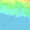 Mappa topografica Baclaran, altitudine, rilievo
