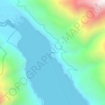 Mappa topografica Stehekin, altitudine, rilievo