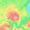 Mappa topografica Les Hauts du Roy, altitudine, rilievo