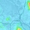 Mappa topografica 蠔洲嶺, altitudine, rilievo