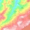 Mappa topografica Tota, altitudine, rilievo