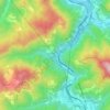 Mappa topografica Creverina, altitudine, rilievo