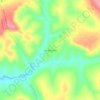 Mappa topografica São Bernardo, altitudine, rilievo