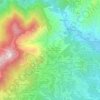 Mappa topografica Castagnea, altitudine, rilievo