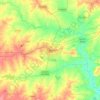 Mappa topografica Latur, altitudine, rilievo