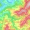 Mappa topografica Tracoulon, altitudine, rilievo