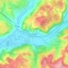 Mappa topografica Ceint d'Eau, altitudine, rilievo
