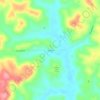 Mappa topografica Gerald, altitudine, rilievo