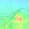 Mappa topografica Sihor, altitudine, rilievo