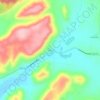Mappa topografica Imón, altitudine, rilievo