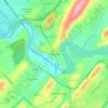 Mappa topografica Holston Hills, altitudine, rilievo