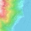 Mappa topografica Gallio, altitudine, rilievo