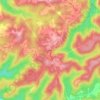 Mappa topografica Tolbert, altitudine, rilievo