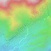 Mappa topografica Cachoeira da Escada, altitudine, rilievo