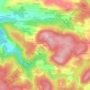 Mappa topografica Fercoi, altitudine, rilievo