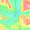 Mappa topografica Tena, altitudine, rilievo