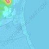 Mappa topografica Platja de Muro, altitudine, rilievo