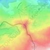 Mappa topografica Arlas, altitudine, rilievo
