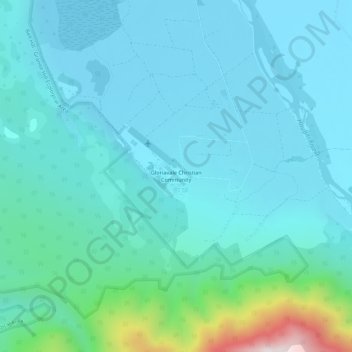 Mappa topografica Gloriavale Christian Community, altitudine, rilievo