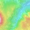Mappa topografica Centa San Nicolò, altitudine, rilievo
