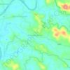 Mappa topografica Ramamangalam, altitudine, rilievo
