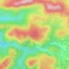 Mappa topografica La Mole, altitudine, rilievo