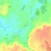 Mappa topografica Le Breuil, altitudine, rilievo