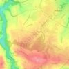 Mappa topografica Les Venelles, altitudine, rilievo