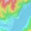Mappa topografica Rovenna, altitudine, rilievo