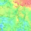 Mappa topografica Kergoff, altitudine, rilievo