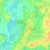 Mappa topografica La Croix Madame, altitudine, rilievo
