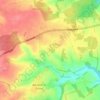 Mappa topografica Potterton, altitudine, rilievo