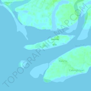 Mappa topografica Puro, altitudine, rilievo