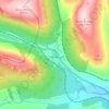 Mappa topografica Tyndrum, altitudine, rilievo