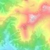 Mappa topografica Cima Di Valsolero, altitudine, rilievo