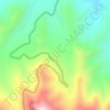 Mappa topografica 达坂山观景台, altitudine, rilievo