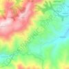 Mappa topografica Limni, altitudine, rilievo