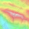 Mappa topografica Puncak Jaya, altitudine, rilievo